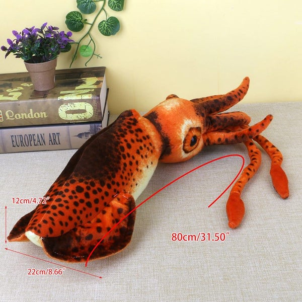 Squid Lucky Fish Soft Plush Toy Cushion Pillow Children Kids Birthday Carousel 2