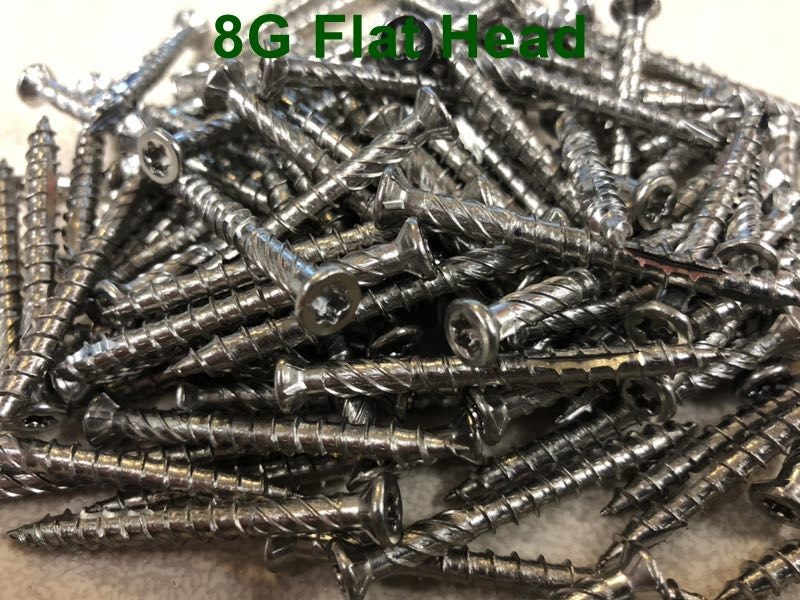 Flat Head Decking Screws 8Gx65mm SS304(500pcs) Carousel 2