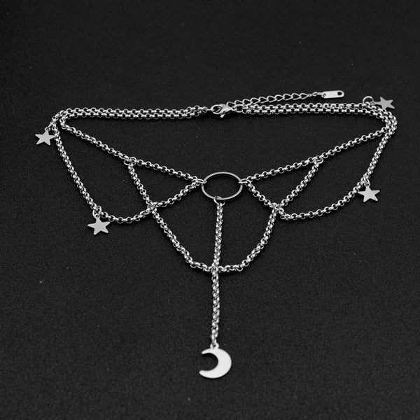 Daily Jewelry Make You Fashionable Moon Star Lovely Clavicle Chain Carousel 7