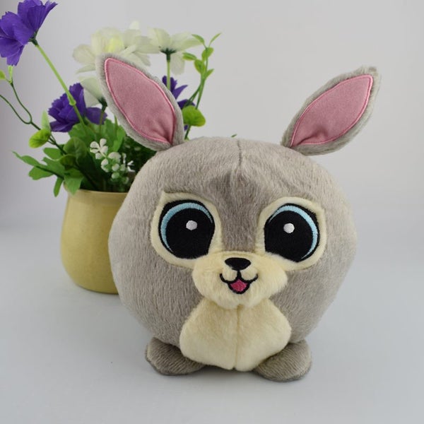 Soft stuffed animals plush fox bat bee owl badger hare doll forest Carousel 2