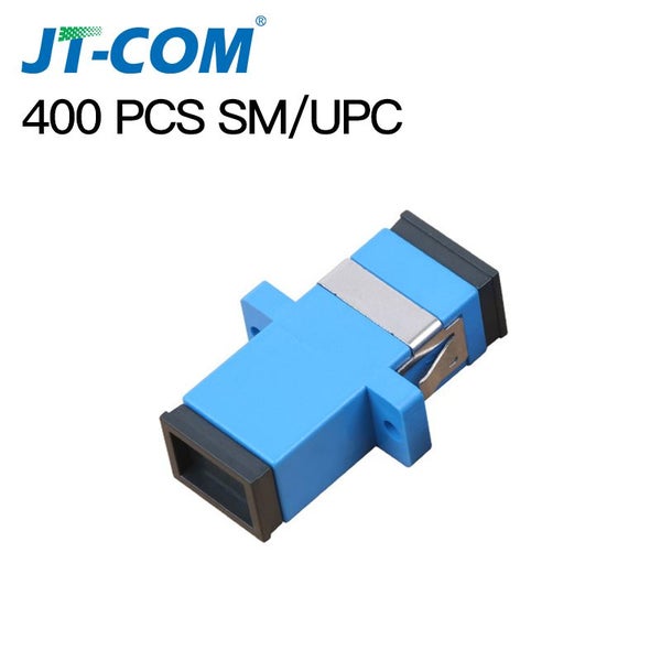 50-400Pcs SC Fiber Optic Connector Adapter SC / UPC SM Flange Carousel 1