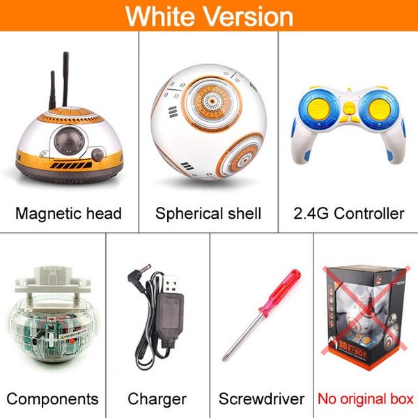 Robot BB8 Intelligent Upgrade Small Ball 2.4G Remote Control Droid RC Carousel 1
