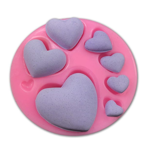Various Love Heart Shape Silicone Cake Mold Baking Silicone Mould For Carousel 6