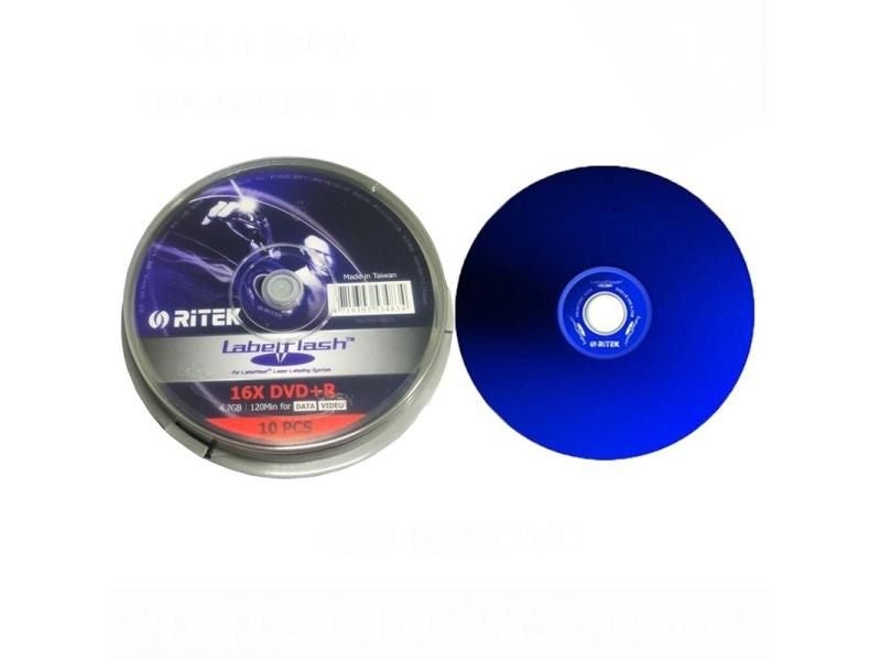 Ritek Labelflash DVD 4.7GB 120Min 10pcs For Data Video Carousel 1