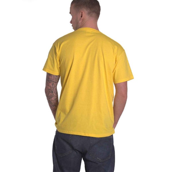 Alice in Chains T Shirt Transplant Band Logo new Official Mens Yellow Carousel 2