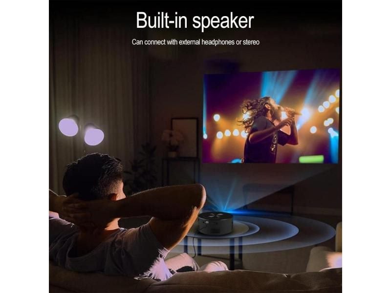 YT200 Mini 1080P Outdoor/Indoor LED Projector For Home Theater Meetings Carousel 1