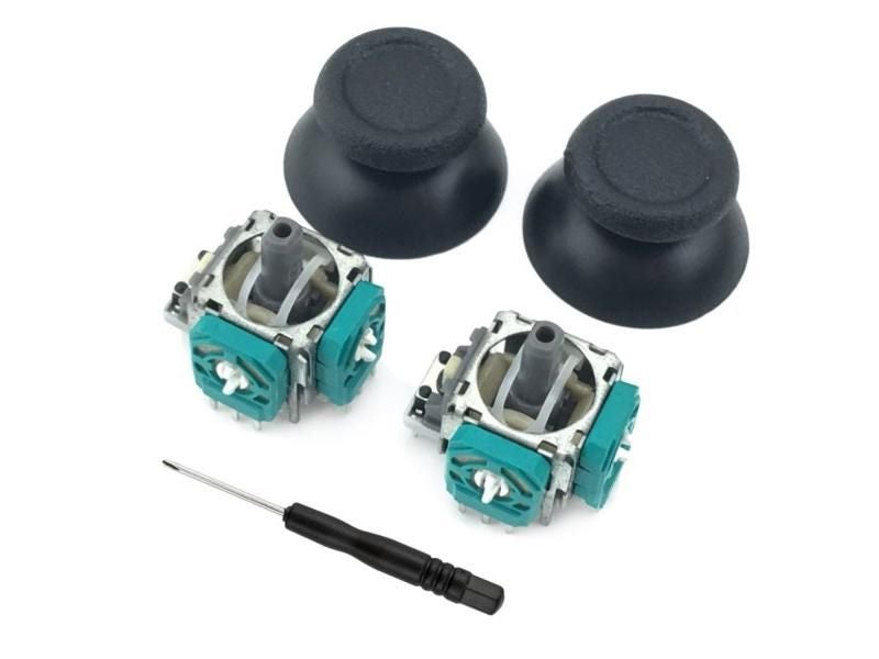 Bevigac 2PCS 3D Potentiometers Sensor Joystick Thumb Sticks Thumbsticks Cap Carousel 1
