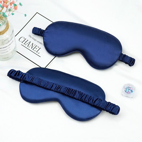 Imitated Silk Eye Patch Shading Sleep Eye Mask Eyepatch Travel Relax Carousel 7
