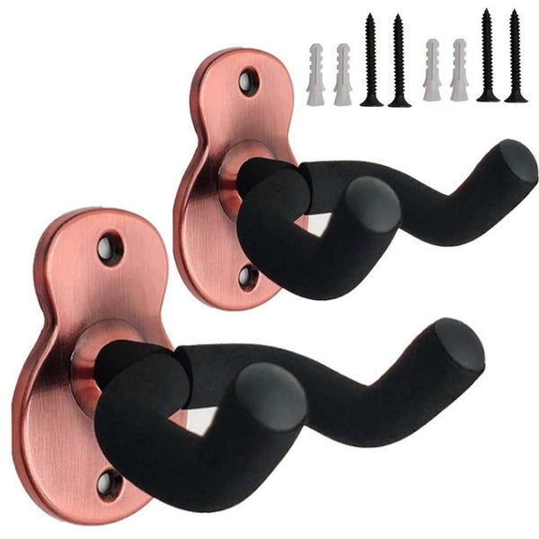 1PC Universal Guitar Hanger Hook Metal Acoustic Wall Mount Non-slip Carousel 7