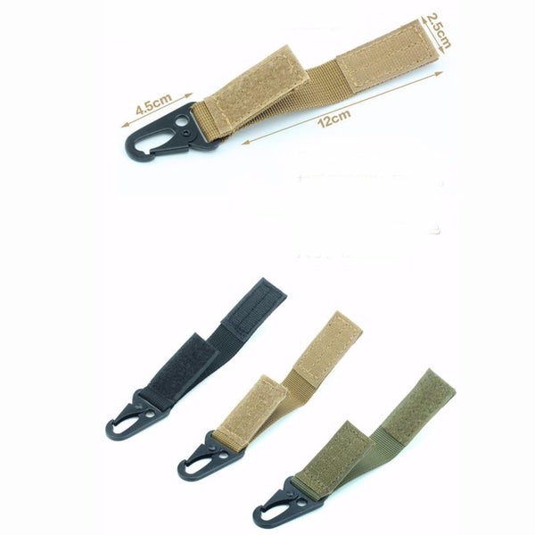 1PC Carabiner High Strength Nylon Key Hook MOLLE Webbing Buckle Carousel 7