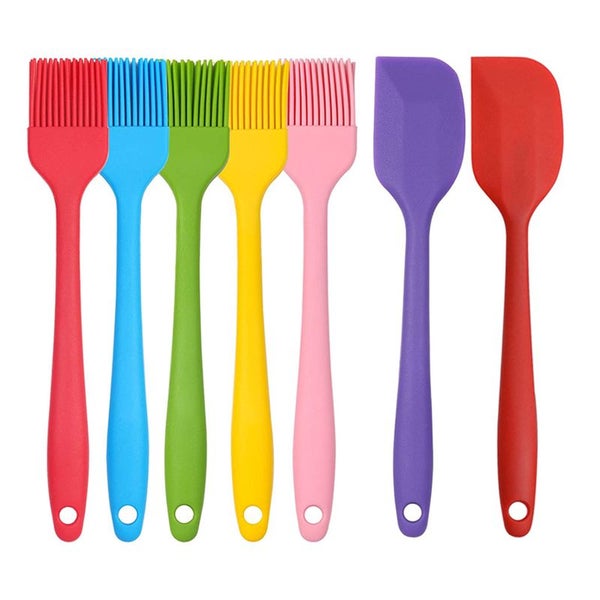 Silicone Basting Pastry Brushes Spatula Non-Stick BBQ Grill Baking Carousel 2