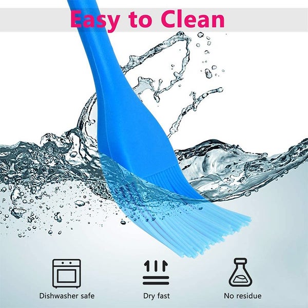 Silicone Basting Pastry Brushes Spatula Non-Stick BBQ Grill Baking Carousel 7