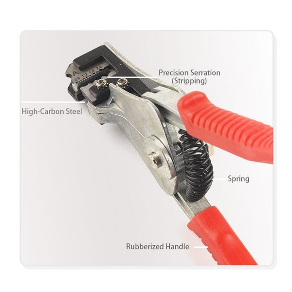 Automatic Cable Wire Stripper Stripping Crimper Crimping Plier Cutter Carousel 7