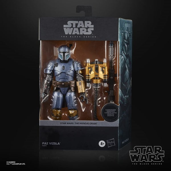 Star Wars Black Series - Carbonized Paz Vizsla (Heavy Infantry Mandalorian) Carousel 2