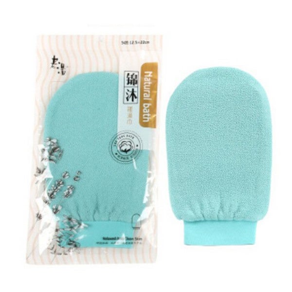 1Pc Shower Spa Exfoliator Two-sided Bath Glove 5colors Body Cleaning Carousel 6