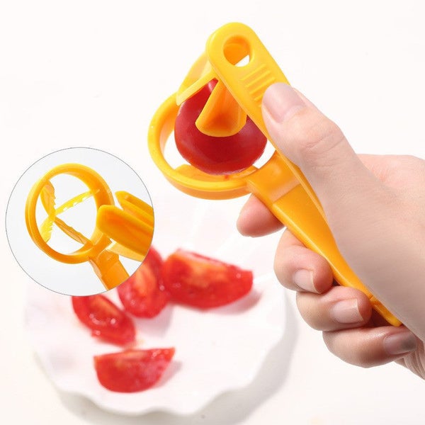 Tomato Slicer Cutter Grape Tools Cherry Strawberry Divider Kitchen Carousel 2