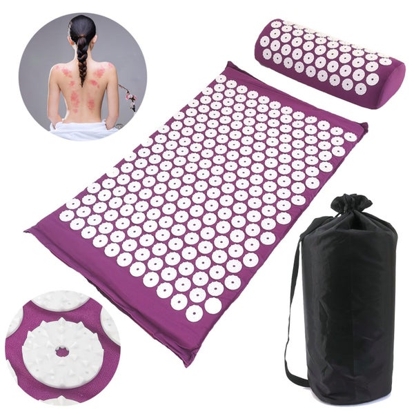 Massager Cushion Massage Yoga Mat Acupressure Relieve Pain Stress Carousel 2