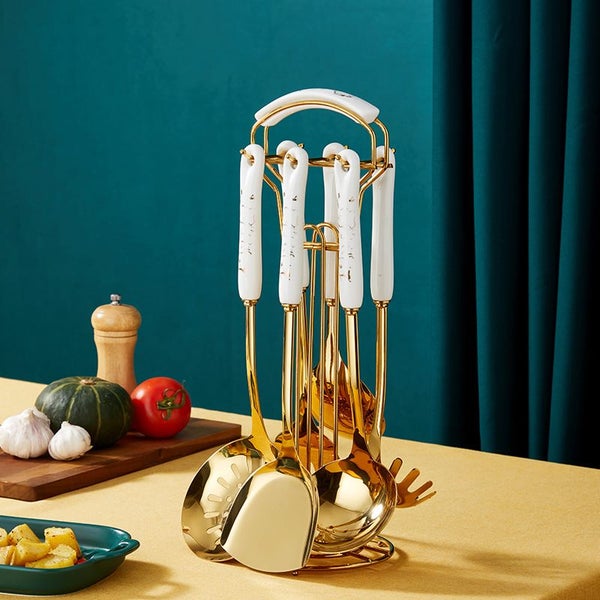 Nordic Light Luxury Kitchenware Set Ceramic Nonstick Cookware Set Carousel 1