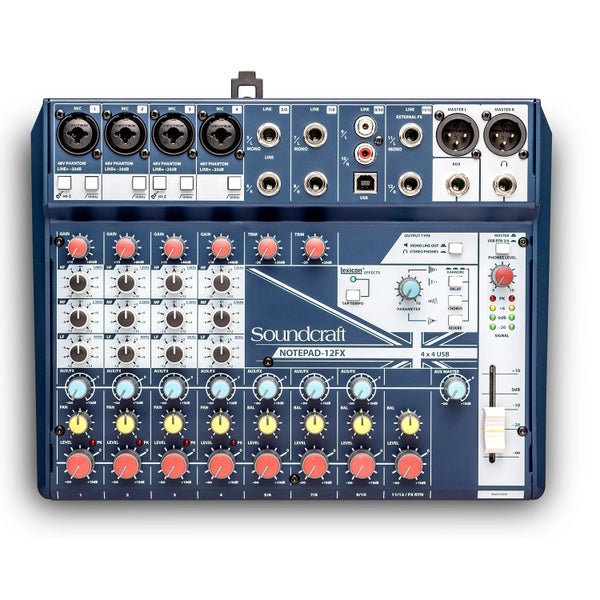 Usb Mixer / Interface 4-mono 4-stereo Fx Carousel 1