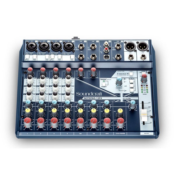 Usb Mixer / Interface 4-mono 4-stereo Fx Carousel 2