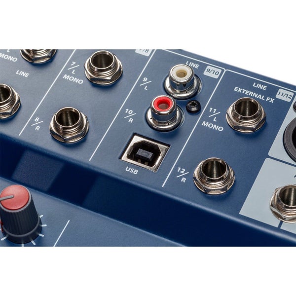 Usb Mixer / Interface 4-mono 4-stereo Fx Carousel 8