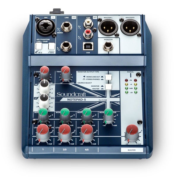 Usb Mixer / Interface 1-mono 2-stereo Carousel 3