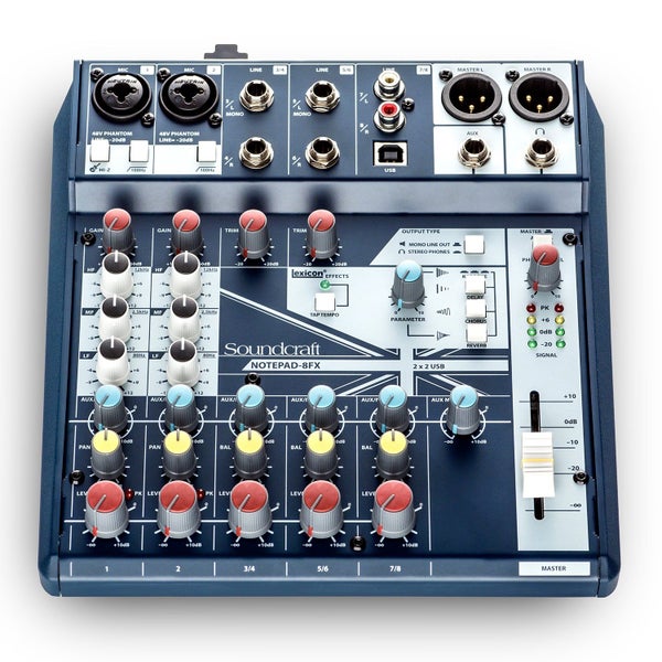 Usb Mixer / Interface 2-mono 3-stereo Fx Carousel 2