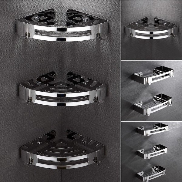 Corner Shower Shelf Bathroom Shampoo Shower Shelf Holder 304 Carousel 2
