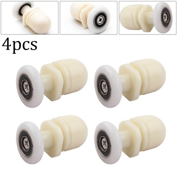 4PCS 19/23/25mm Diameter Shower Glass Sliding Door Hanging Wheel Carousel 2