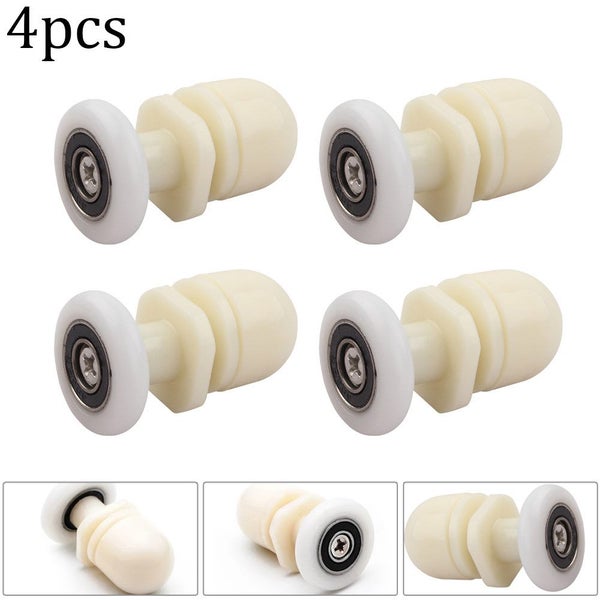 4PCS 19/23/25mm Diameter Shower Glass Sliding Door Hanging Wheel Carousel 6