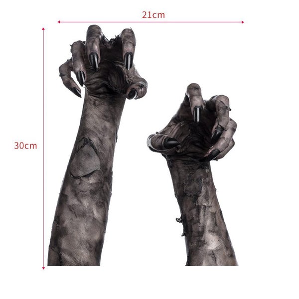 Halloween 3D Ghost Hand Wall Sticker Self-adhesive Removable Carousel 6