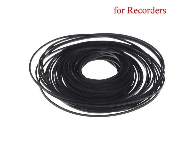 1 Pack Universal Mix Cassette Tape Machine Belt For Recorders Walkman DVD Drive Carousel 1
