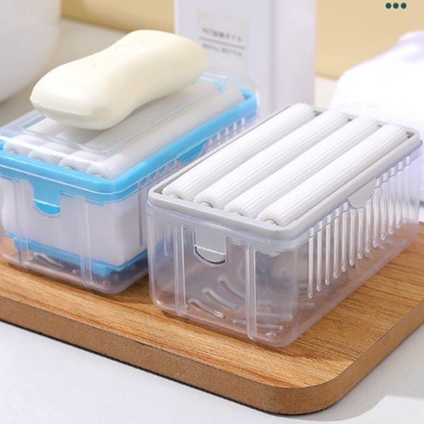 Enlarged Multi-function Soap Bubble Box Washing and Storing Carousel 2