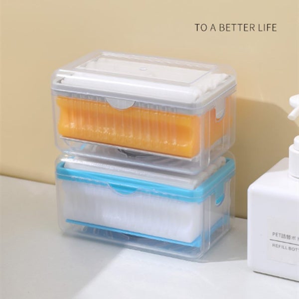 Enlarged Multi-function Soap Bubble Box Washing and Storing Carousel 7