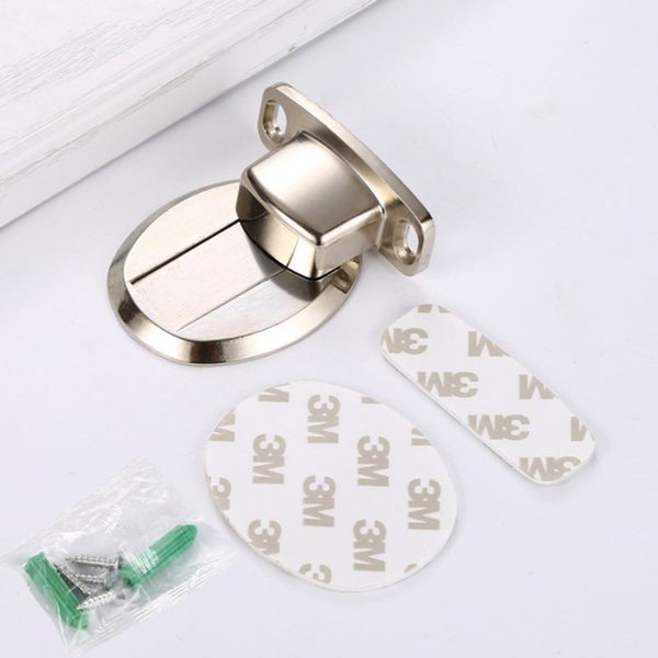Stainless Steel Invisible Magnetic Door Stopper Punch-free Windproof Carousel 7