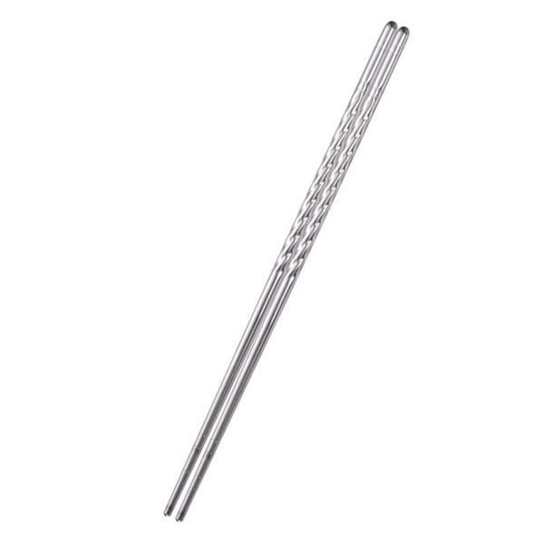 Stainless Steel Chopsticks Korean Style Metal Chopsticks Round Carousel 7
