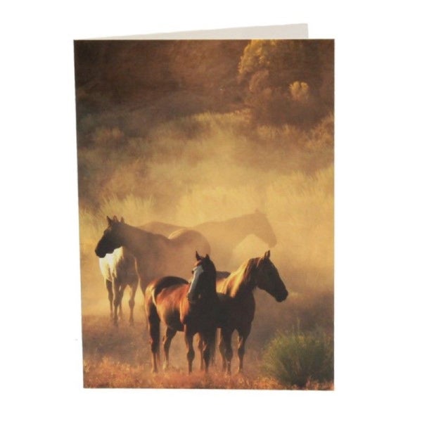 Gift Cards - Cards Horses Pack of 10 Envelopes Included Carousel 1
