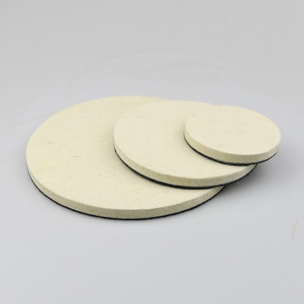 1 piece 2" - 7" Optional Flocking Wool Felt Polishing Wheel Carousel 2