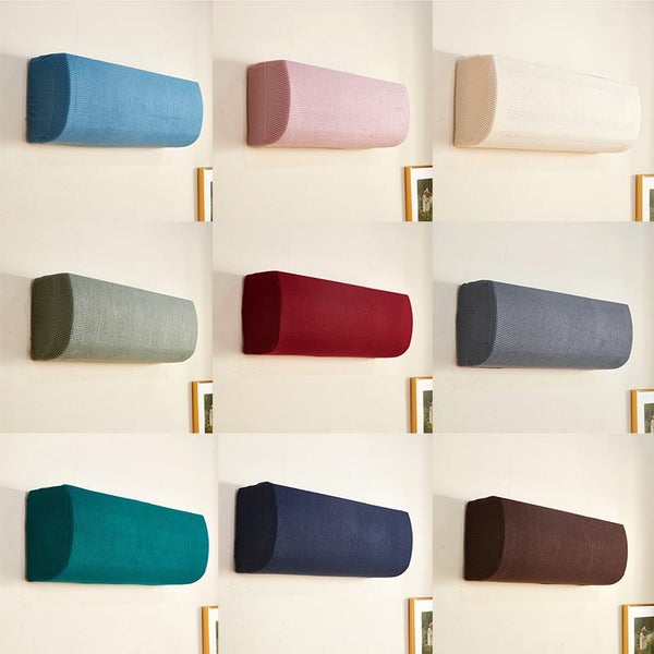 Polar Fleece Air Conditioner Dust Cover Anti-dust Wall Mounted Carousel 2