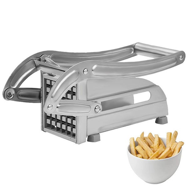 Professional Potato French Fry Cutter Machine with 2 Blades Stainless Carousel 1