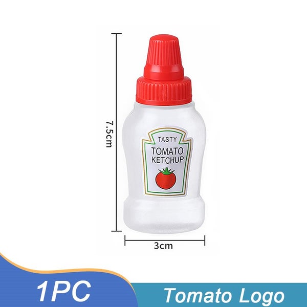 Mini Tomato Ketchup Bottle Portable Sauce Salad Squeeze Bottle Small Carousel 1