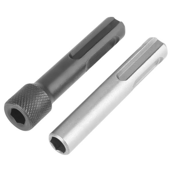 2PCS SDS Plus To 1/4" Inch Hex Socket Nut Impact Driver Socket Adaptor Set Carousel 1