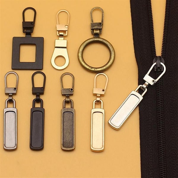 5pcs Detachable Metal Zipper Pullers Slider Replacement For Zipper Carousel 2