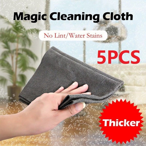 5pcs Thickened Magic Cleaning Cloth Microfiber Surface Instant Carousel 1