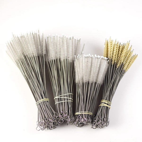 50/100pcs 15/20cm Reusable Straw Cleaning Brushes for 6mm 12mm 304 Carousel 1