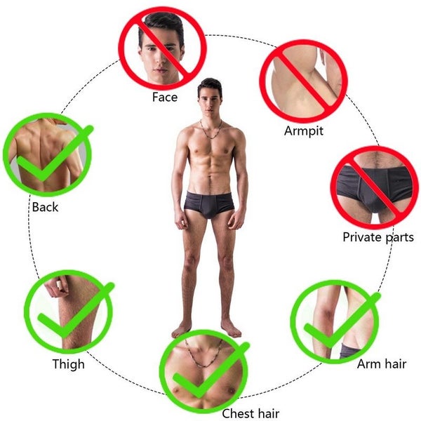 Glass Nano Crystal Hair Removal Safe Painless Physical Epilator For Carousel 7