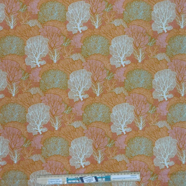 Quilting Patchwork Fabric TILDA Cotton Beach Coral Ginger 50x55cm FQ Carousel 1