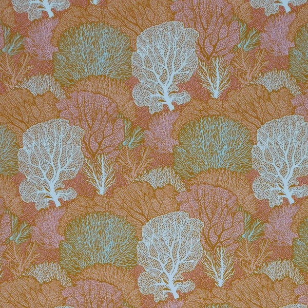 Quilting Patchwork Fabric TILDA Cotton Beach Coral Ginger 50x55cm FQ Carousel 2