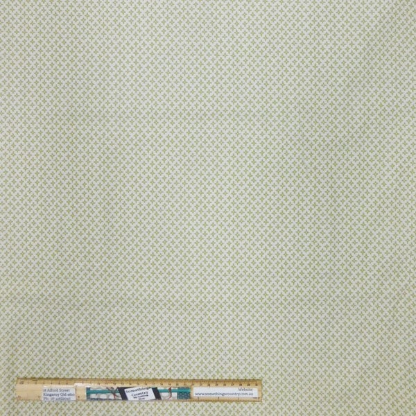 Quilting Patchwork Sewing Fabric Blume and Grow Floral Green Crosses 50x55cm FQ Carousel 4