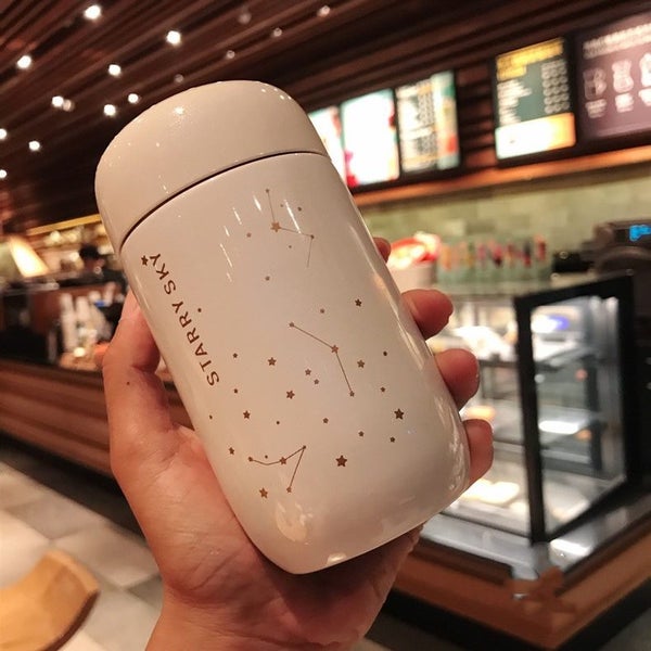 Thermos Bottle 200ml Starry Sky Mini Small Capacity Leakproof Coffee Carousel 1